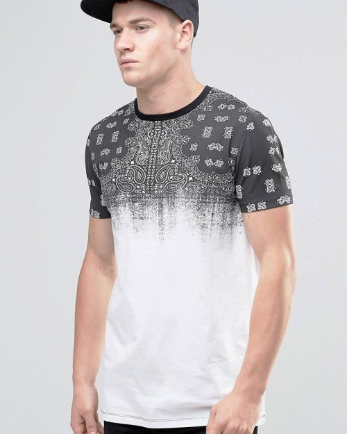 Splatter Print Crew Tee