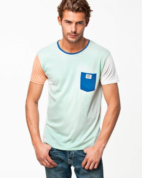 Colourblock Pocket Tee