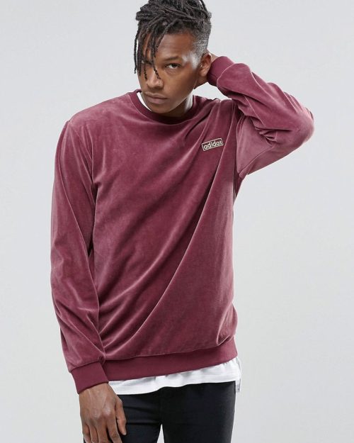 Burgundy Crew Sweatshirt