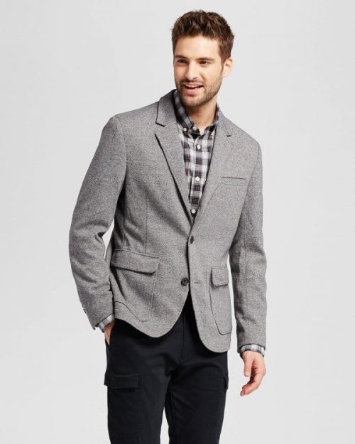 Deconstructed Knit Blazer