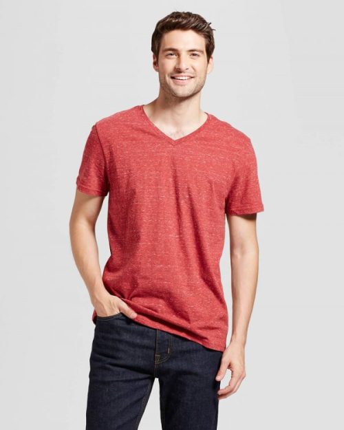 Heathered V-Neck T-Shirt
